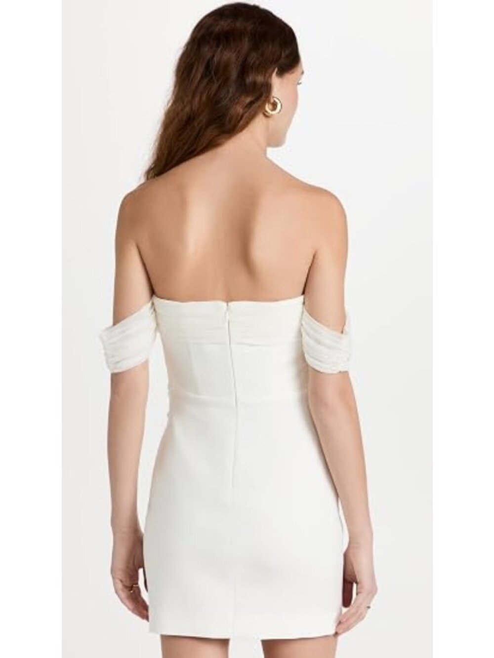 REVOLVE LIKELY Paz Off-Shoulder White Mini Dress Size 2 MSRP $348 - Picture 3 of 8